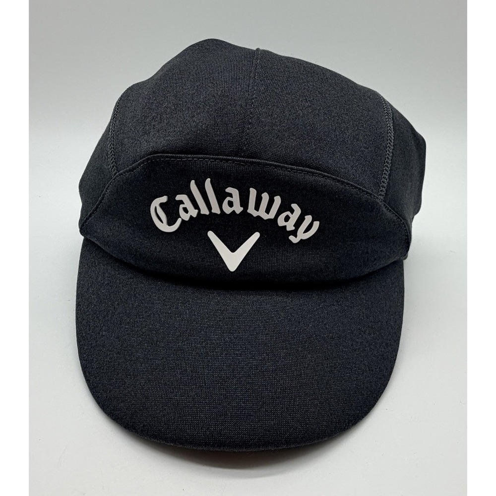 Callaway CG High Tail Winter Cap Black Adjustable Golf Hat NWT